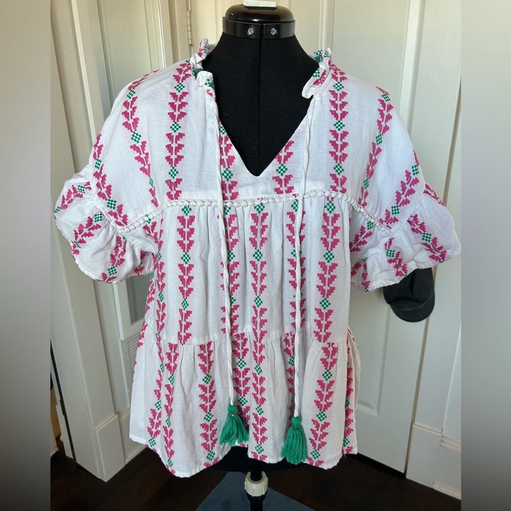 THML embroidered top.